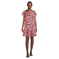 Lands' End Women's M-L LONG Off the Shoulder Ruffled Swim Cover-Up Dress  Please