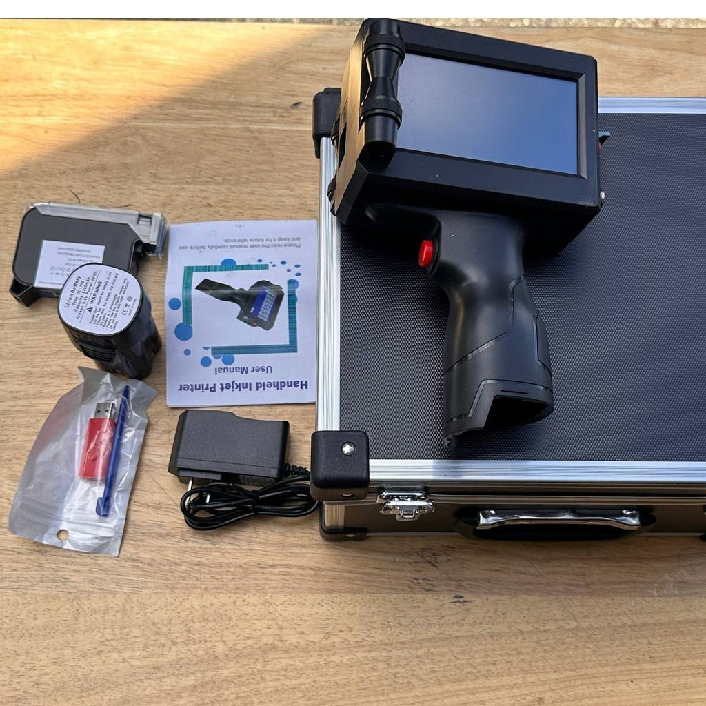 Handheld Portable Inkjet Printer Text QR Barcode Label Date Machine FOR PARTS