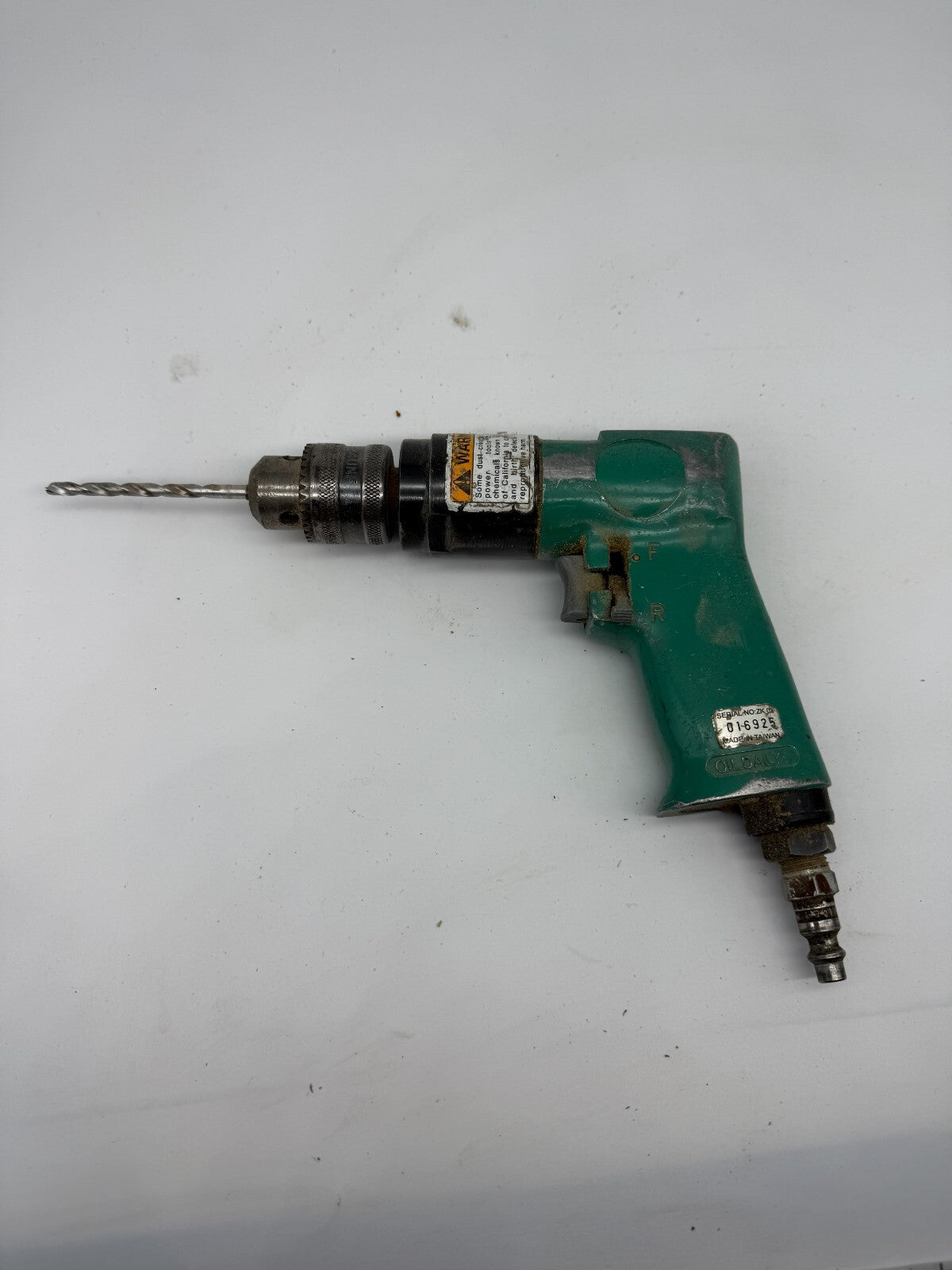 Grizzly H6362 - 3/8"- 24 UNF Reversible Air Drill