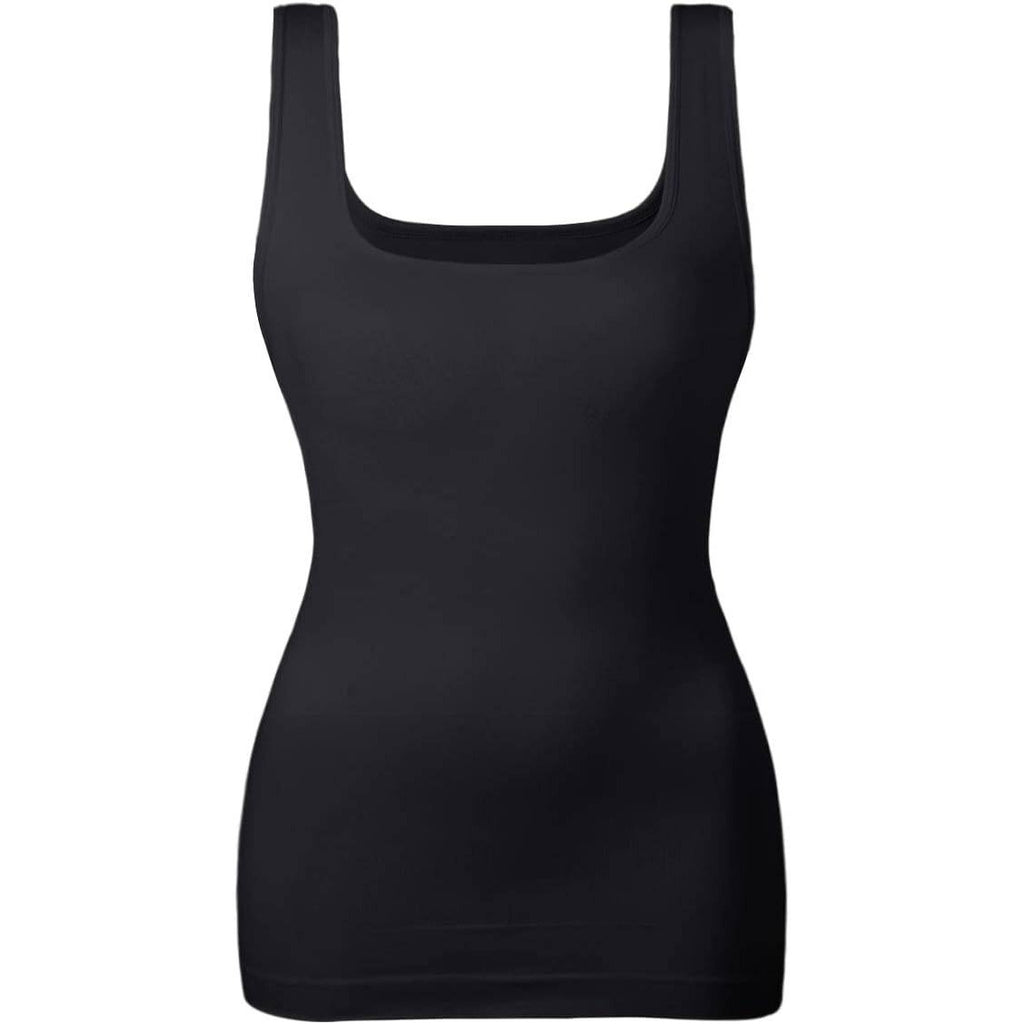 MSRP $19 EUYZOU Women's XL Tummy Control Shapewear Tank Top Seamless Sq