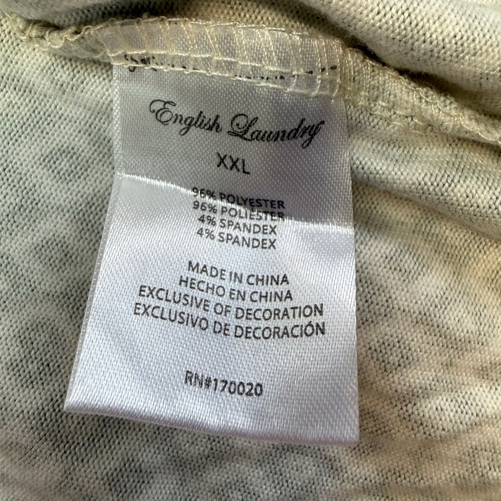 MSRP $88 English Laundry Men's XXL Aztec Sage Long Sleeve Button Up Shirt