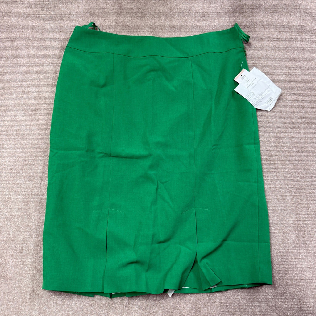 MSRP $54 Black Label by Evan-Picone Womens 12 Green Suit Skirt Knee Length