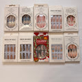 Lot of 10 Pack of 24 New False Press On Nails Assorted Designs and Colors №N11