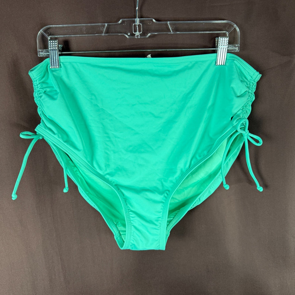 Lands’ End Women's XS, S-L LONG Adjustable High Waisted Bikini Swim Bottoms Chlo