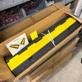 Pack of 4 Vevor Cable Protector Ramp 2 Channel Rubber 11000 Lb Capacity Modula