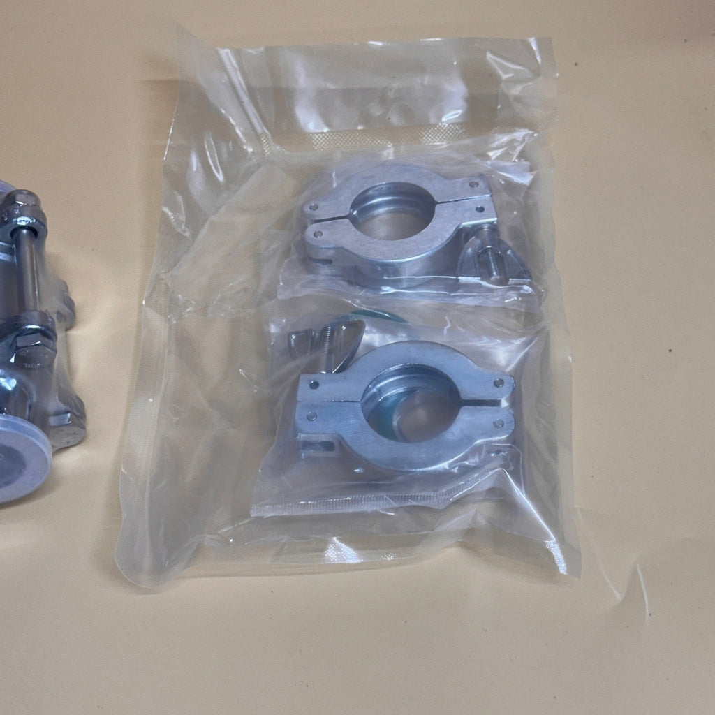bmotiontech KF25 Vacuum Ball Valve Kit Isolation & Shut Off with Aluminum Clamps