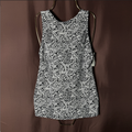 Lands' End Women's 4, 2 LONG High Neck Modest Tankini Swimsuit Top UPF 50 Sun Pr