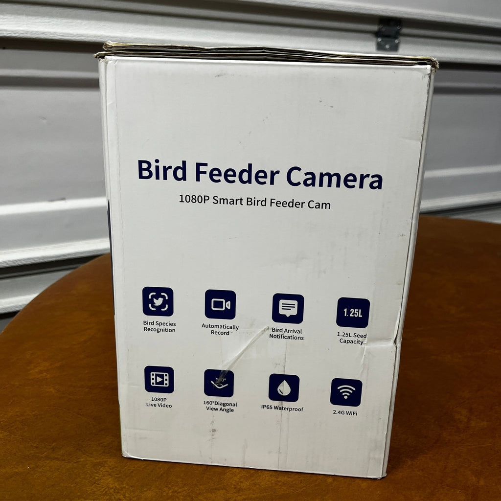Blue Bird Feeder Camera Solar Powered 1080p Outdoor APP Control Automatically