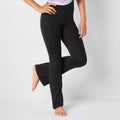 MSRP $28 Xersion Kid Girls XL 18.5 Plus Black Flare Full Length Leggings High