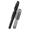 Set of 2 Drill America POU 3/4"-10 HSS Plug Tap & 21/32" HSS 1/2" Shank Drill B