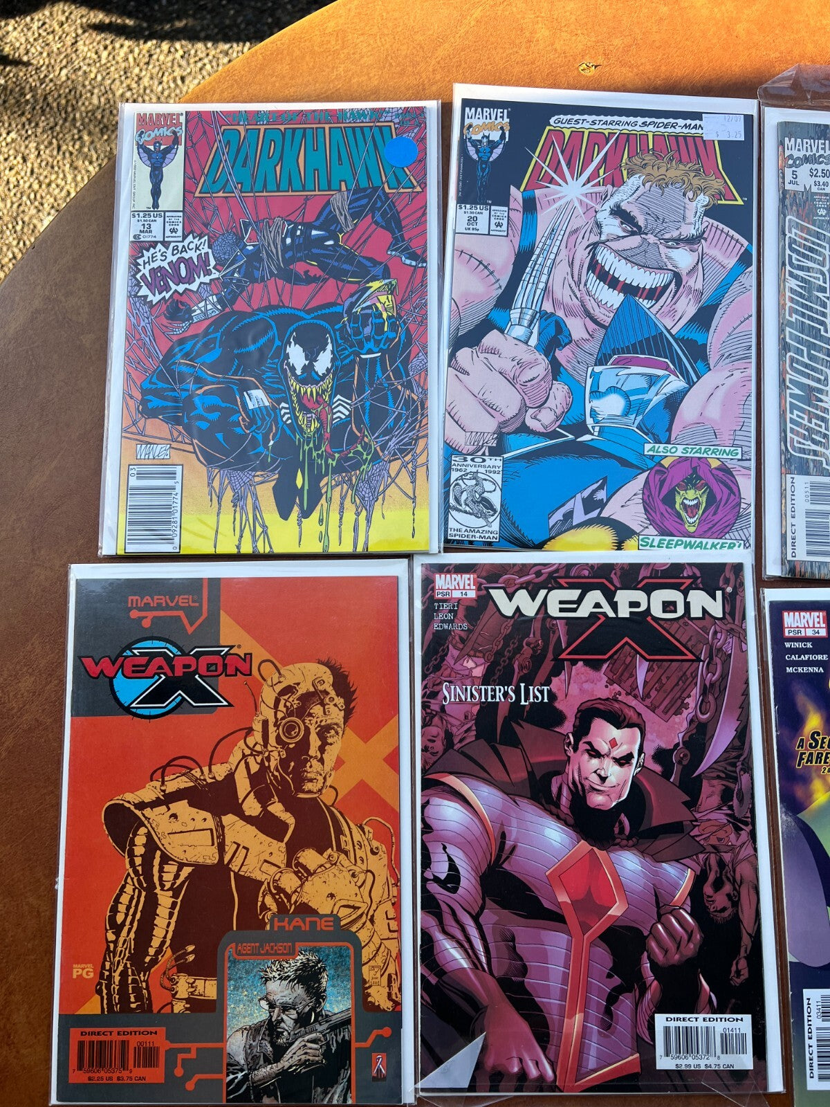 Lot of 12 Marvel Comics Darkhawk, Cosmic Powers, Exiles, Damage Control, Ghost