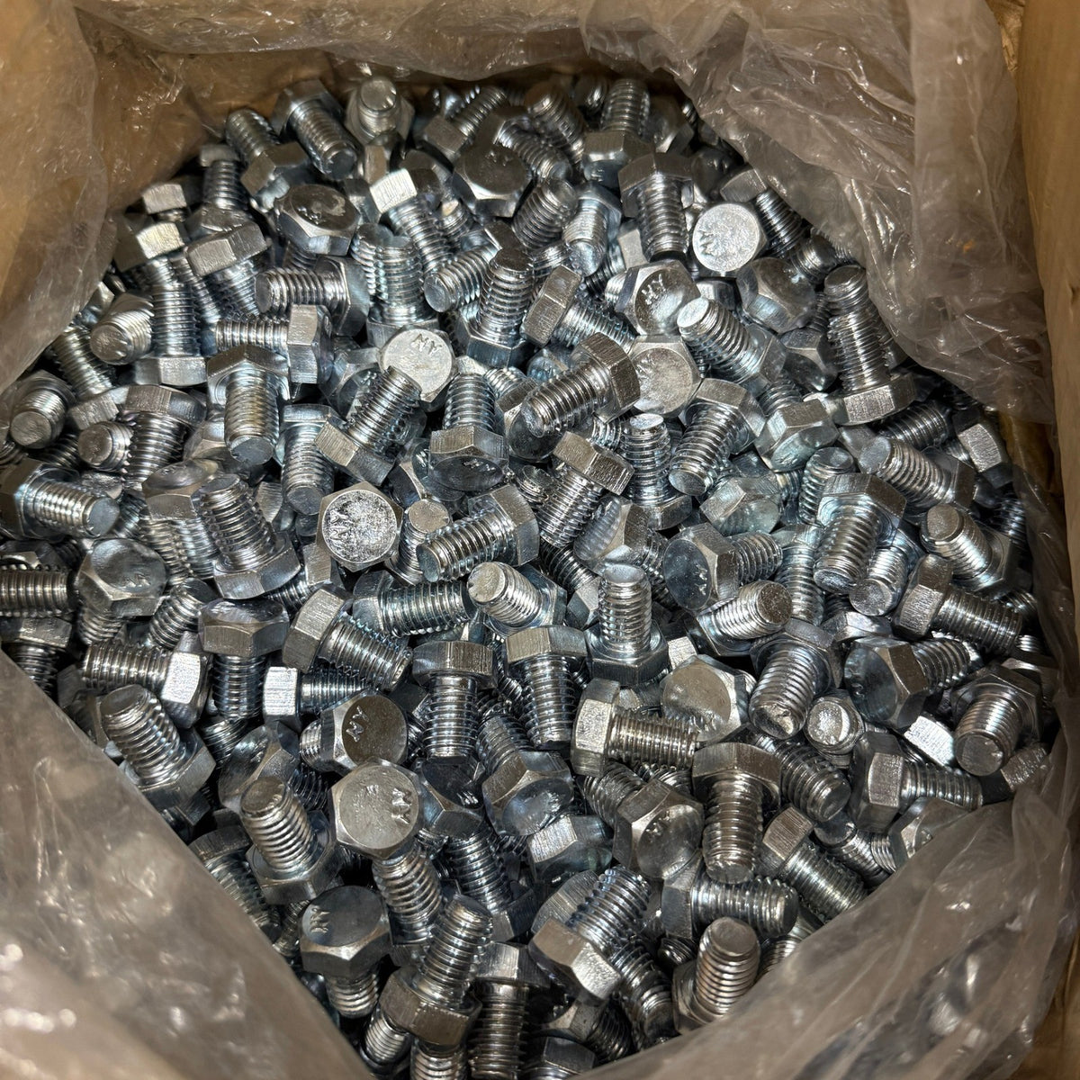 Pack of 680 Perine Danforth 1/2-13 x 3/4" Grade 2 Hex Cap Screws Zinc