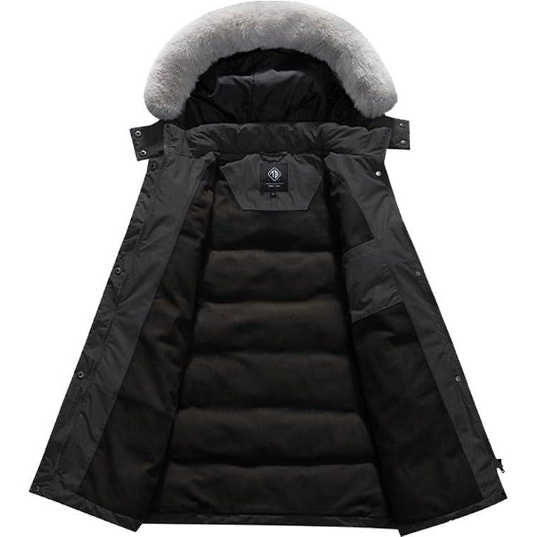 MSRP $58 Oelise Women's 2XL Winter Thicken Puffer Coat Warm Snow Jacket