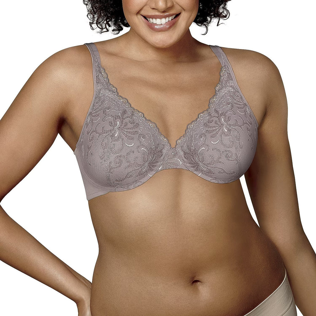 Playtex Secrets 4513 Dark Grey 40DD Beautiful LIft With Embroidery Underwire Br