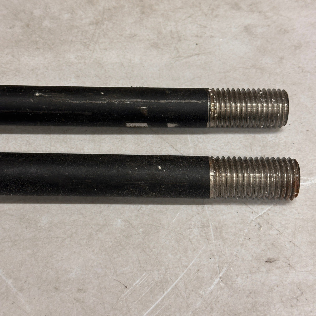 Set of 2 Heavy Hex Cap Screws Bolts 1-8 x 24 ASTM A325