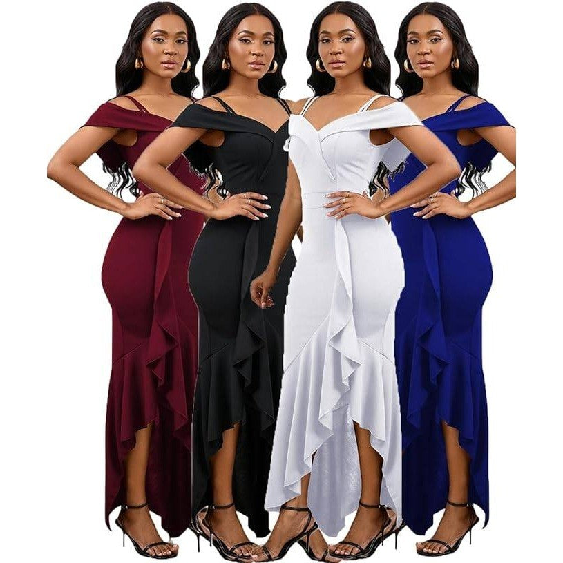 MSRP $52 TDiooCor Women's S Sexy Elegant Formal Dress Sleeveless Wedding Gues