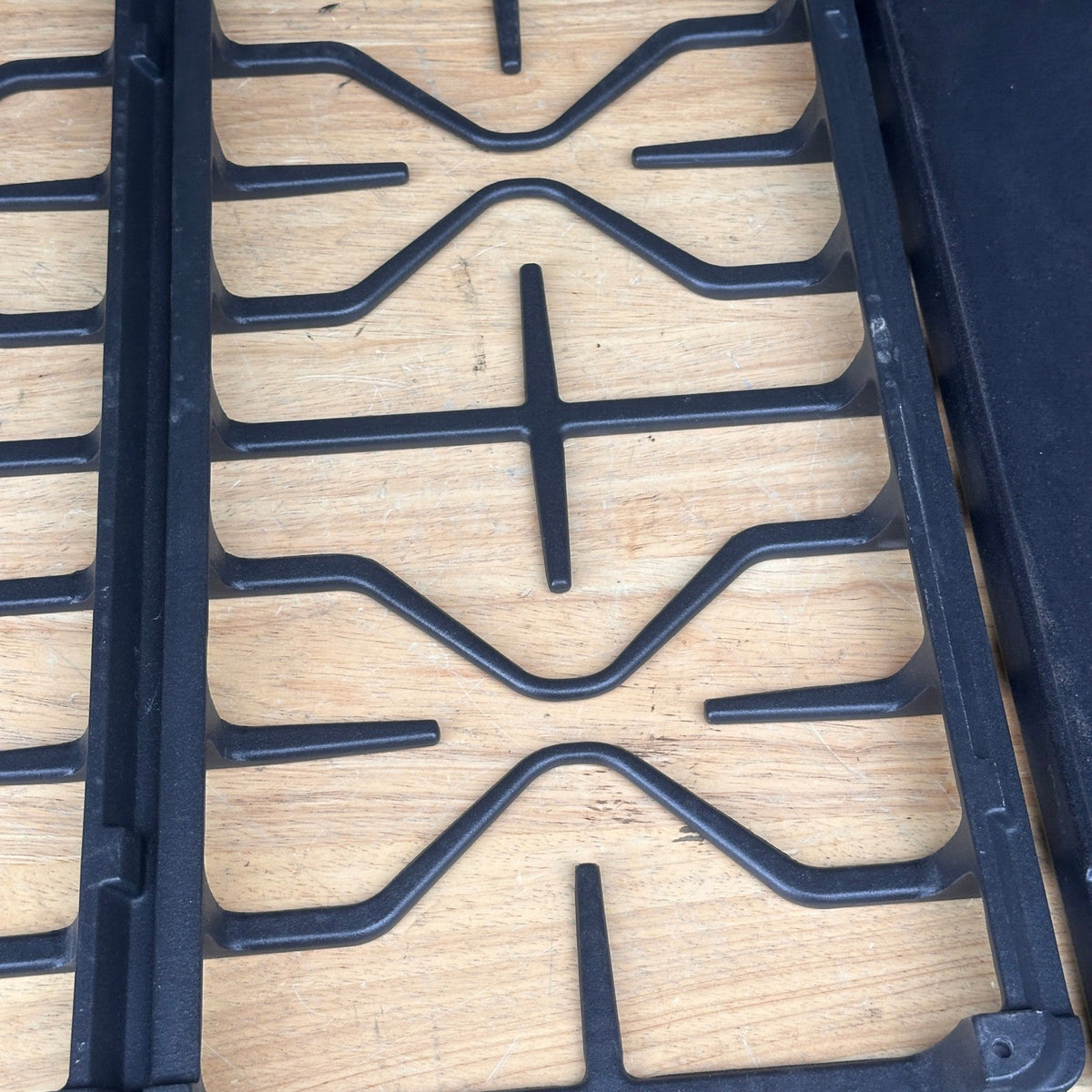 Set of 3 WB31X27151 Side Grate & WB31X24738 Center Griddle Plate Kit Stove Top