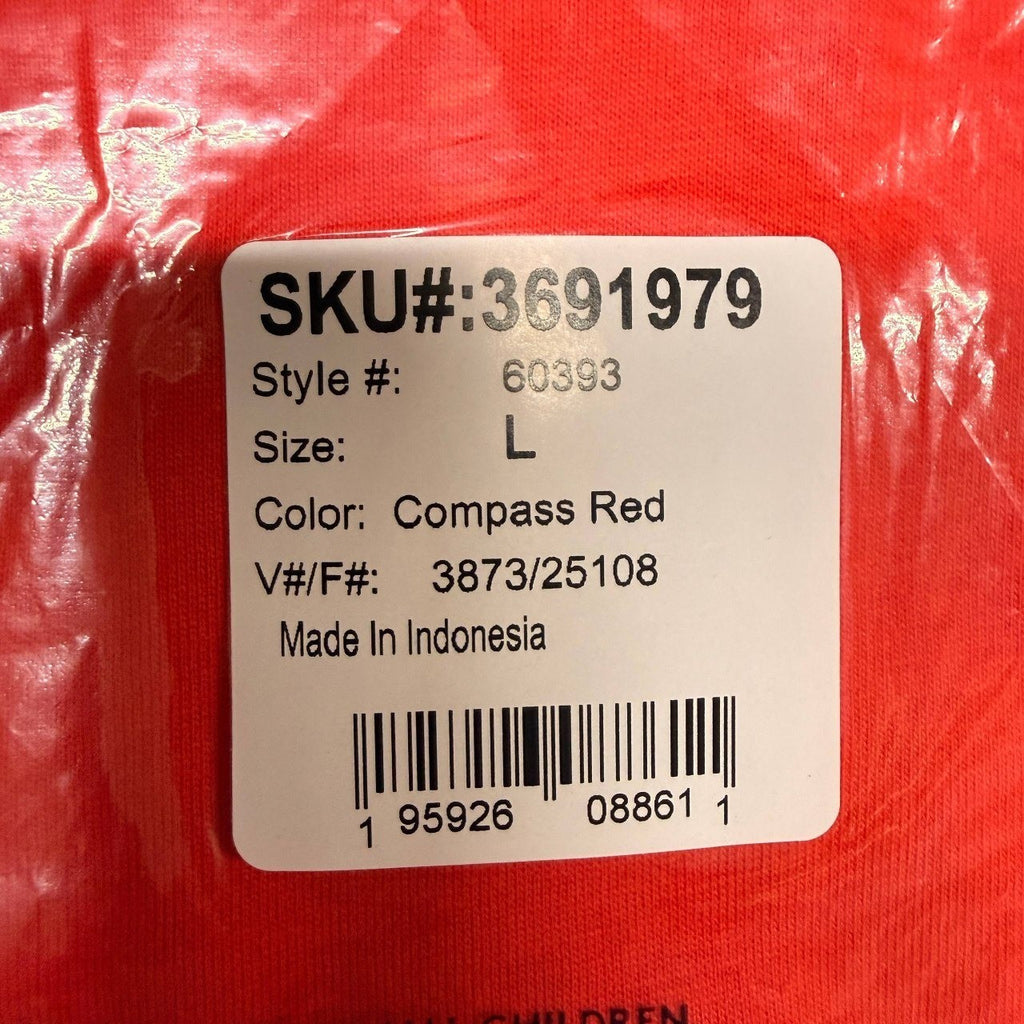 Set of 2 Lands' End Men's L Short Sleeve Supima Cotton Polo Shirt Compass Red