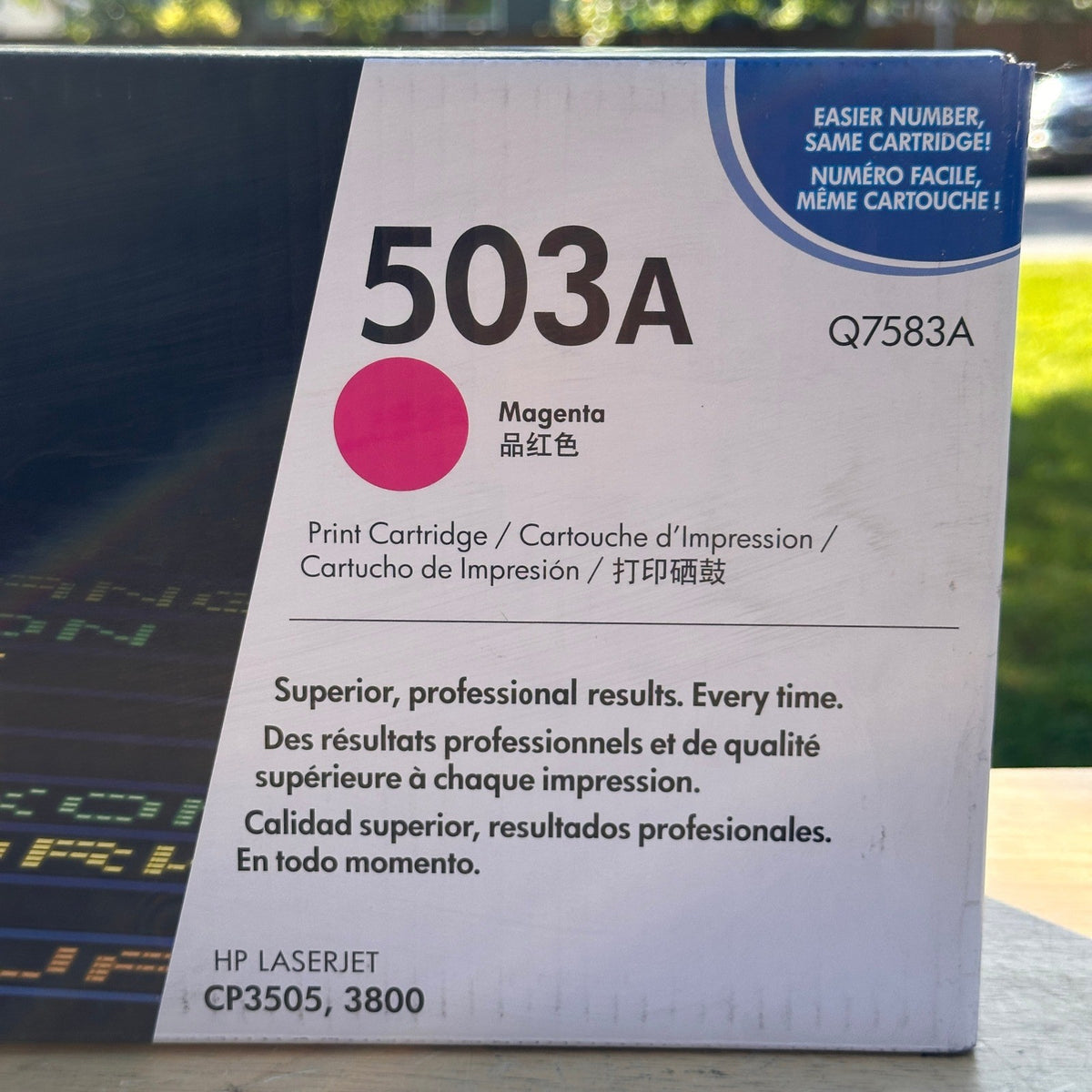 HP 503A Magenta Q7583A Toner Cartridge Sealed for LaserJet CP3505, 3800
