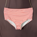 Lands End Women's XS-L, S-L LONG High Waisted Striped Chlorine Resistant Swim Bo
