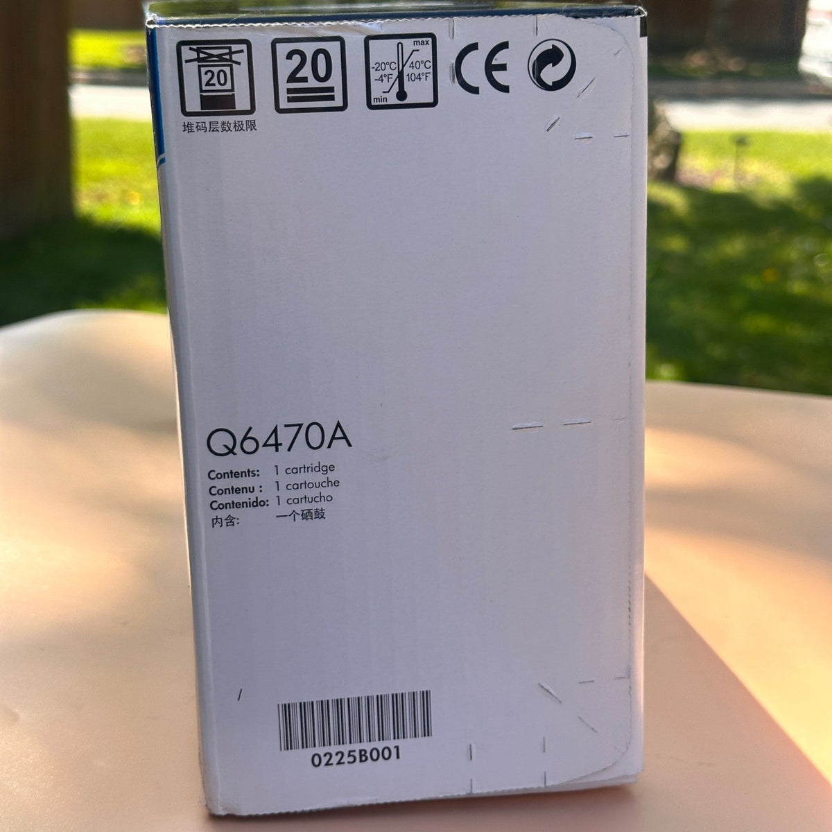 HP 501A Black Toner Cartridge Q6470A for LaserJet CP3505, 3600, 3800 Sealed
