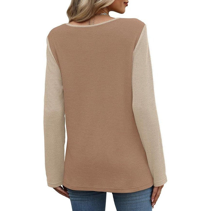 WIHOLL Women's XXL Lace Long Sleeve Shirt Loose Fit Top Casual Lightweight