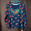 Lands' End Women's M-2X LONG SunShade Long Sleeve Swim Top Relaxed Rash Guard Fl