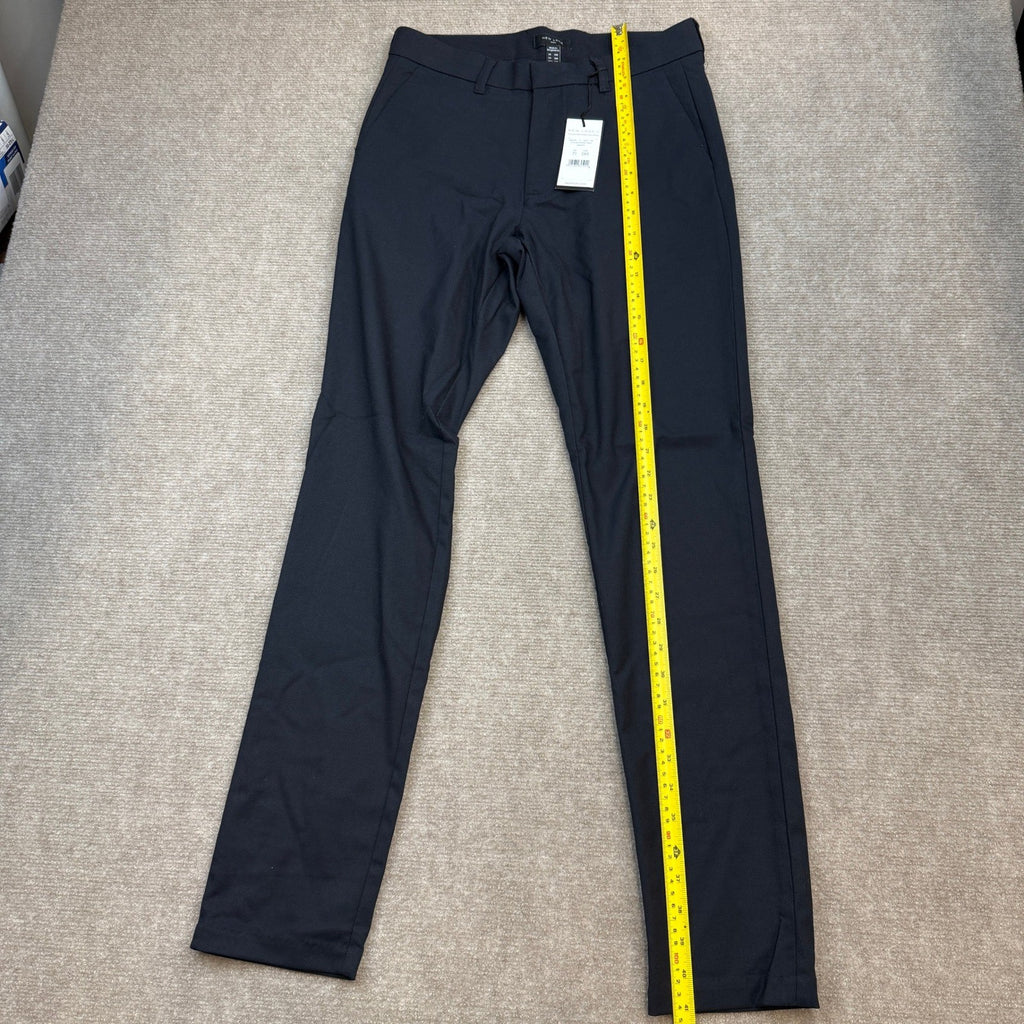 NWT New Look Men's Navy Blue 28R Plain Skinny Trouser Chinos Dress Pants