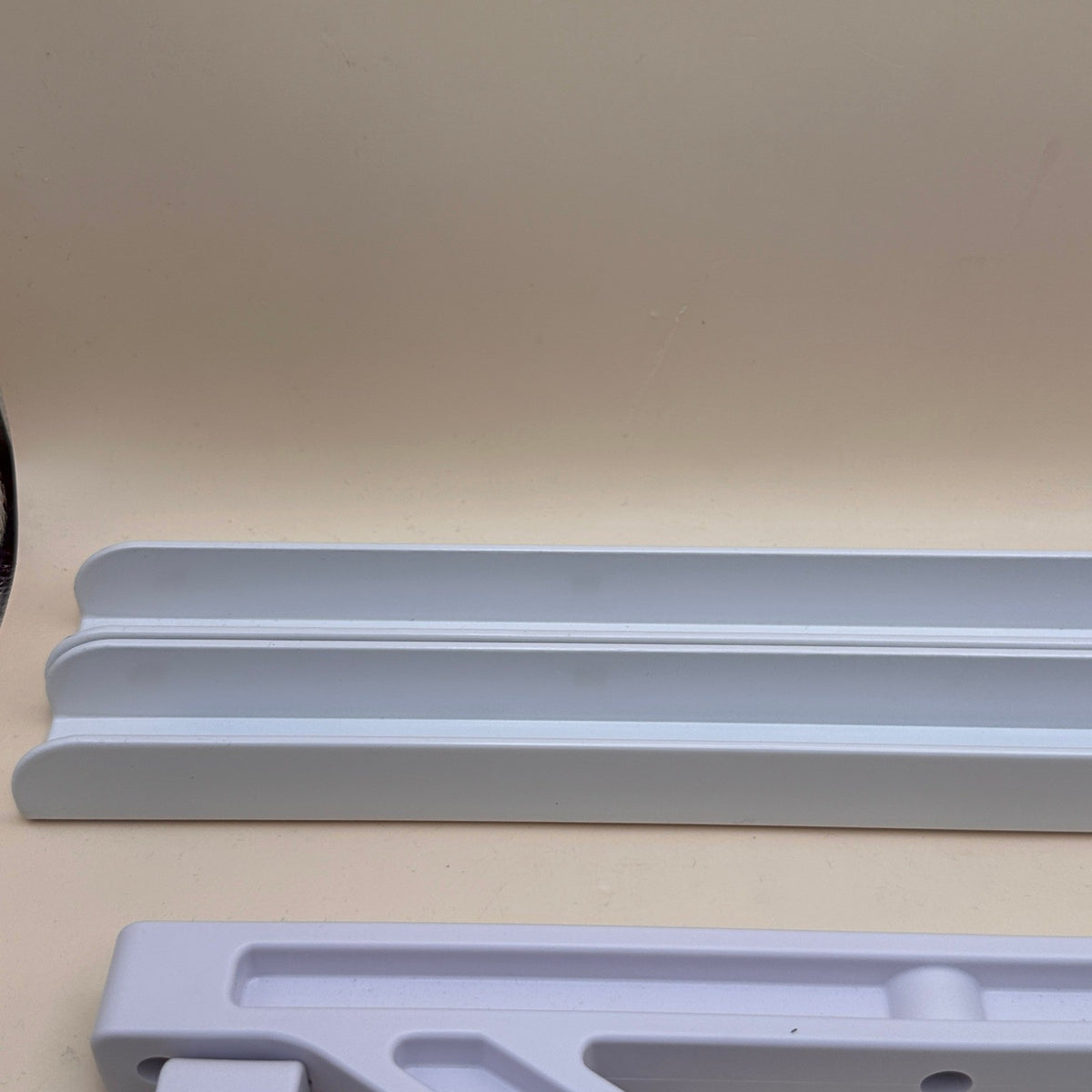 Set of 2 Draper 227216 White Adjustable 18-1/4" - 24" Wall Mounting Bracket