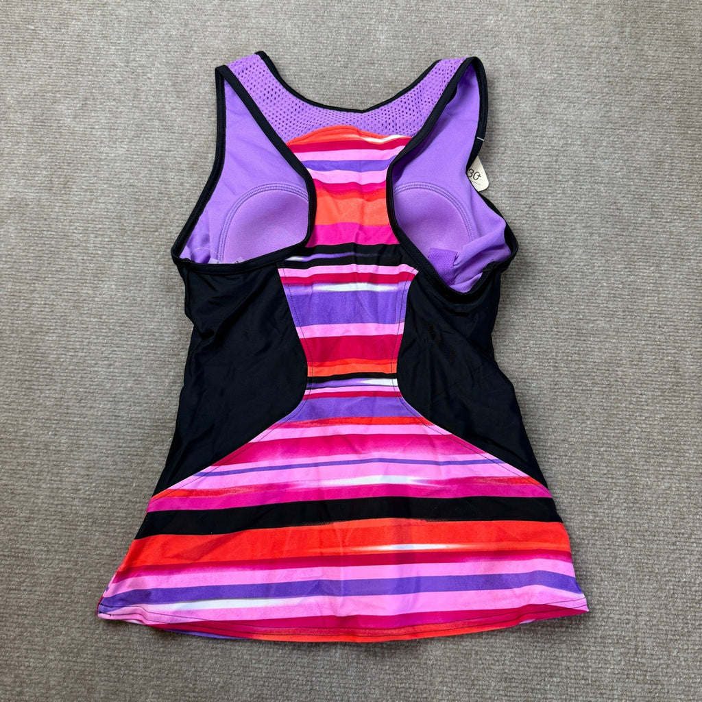 MSRP $54 ZeroXPosur Women's XS Lilac Sun Smart UPF 30+ Scuba Tankini Top E98134