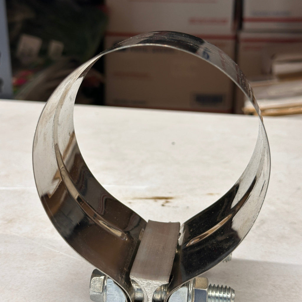 Dynaflex Products DP-50TQ-400S 4" Exhaust Band Clamp Stainless Steel