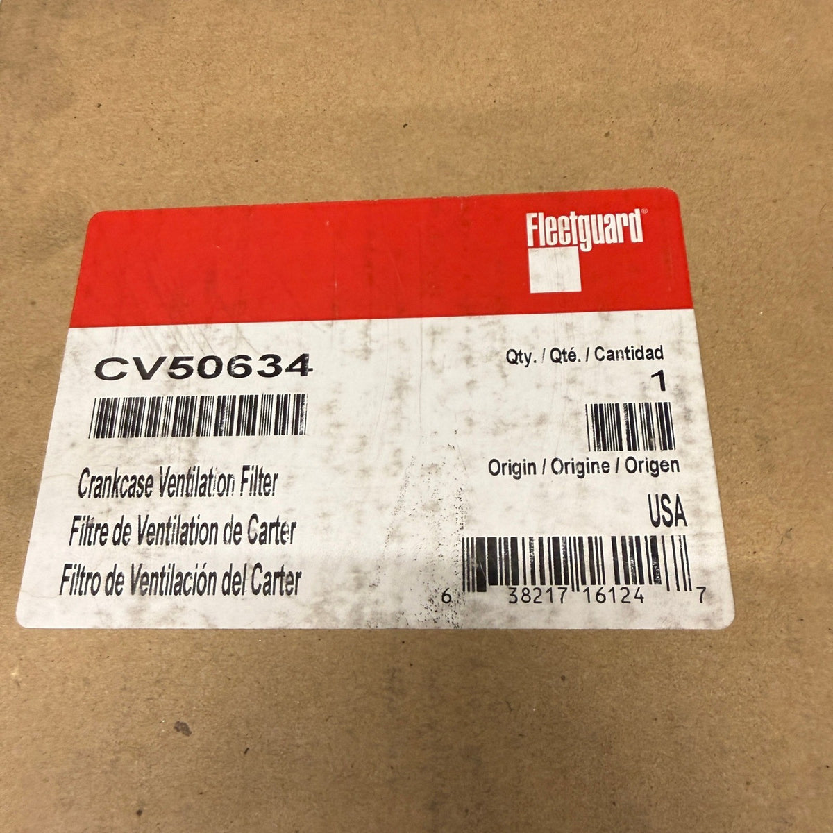 Fleetguard CV50634 Cummins Crankcase Ventilation Filter