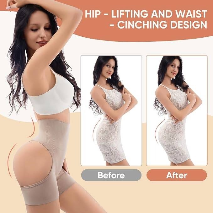 MSRP $21 Sinniiby Women's L Butt Lifter Shapewear High Waist Tummy Control
