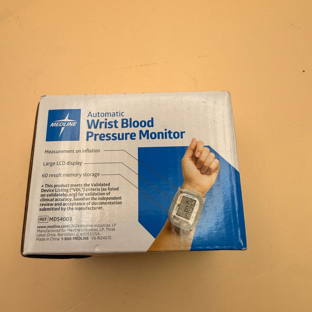Medline MDS4003 Digital Wrist Blood Pressure Monitor SCRATCHED SEE PHOTO 3
