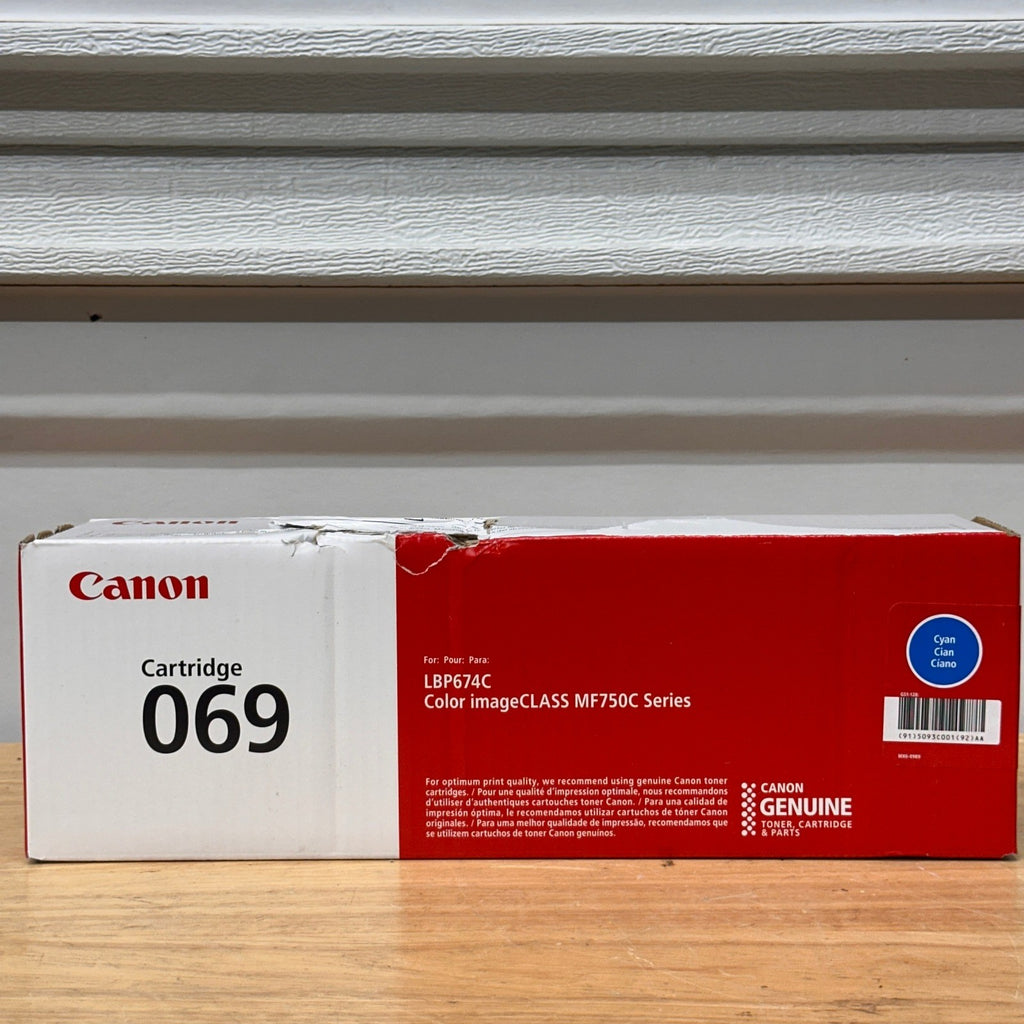 Canon 069 Cyan Toner Cartridge 5093C001 LBP674C MF750C Series DAMAGED BOX