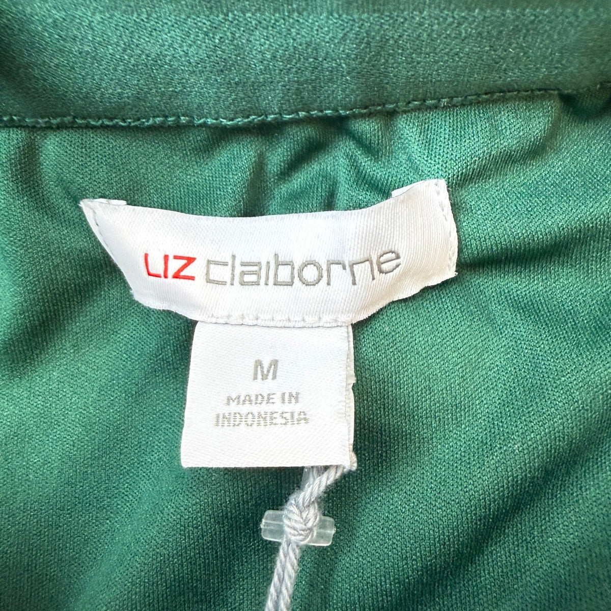 MSRP $64 Liz Claiborne Womens M Medieval Green Floral Pleated Midi Skirt Pull On