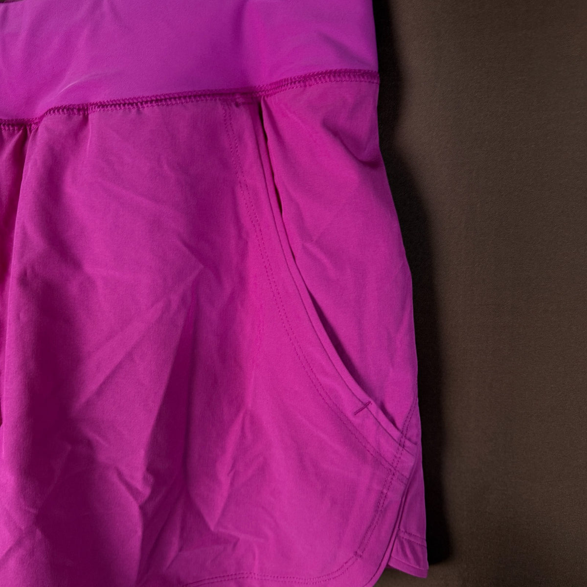 Lands' End Women's 14, 2-16 LONG 5" UPF 50 Swim Shorts w/ Pockets - Violet Rose