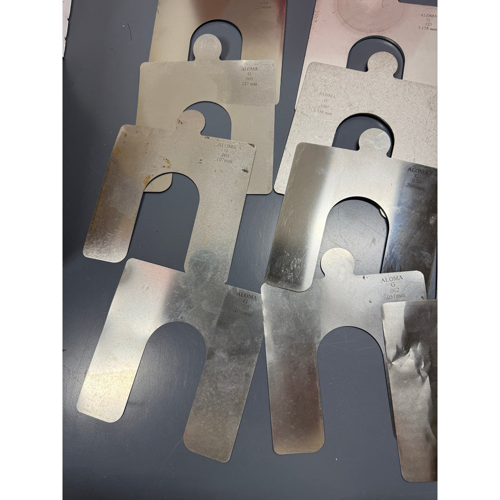 Aloma 113 Pcs G Shim Set 6x6" For Use Up To 2 1/4" Bolt Size 97235K87 INCOMPLETE