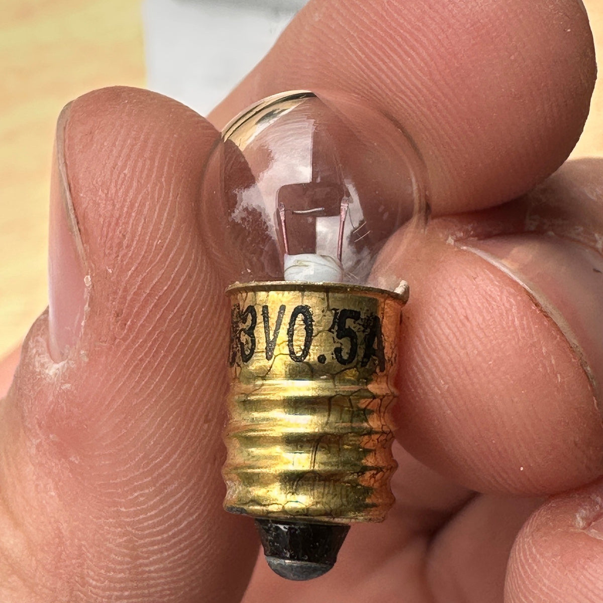 Set of 3 Pack of 10 Miniature Lamps 7-1200-18 Light Bulbs 6.3V 0.5A
