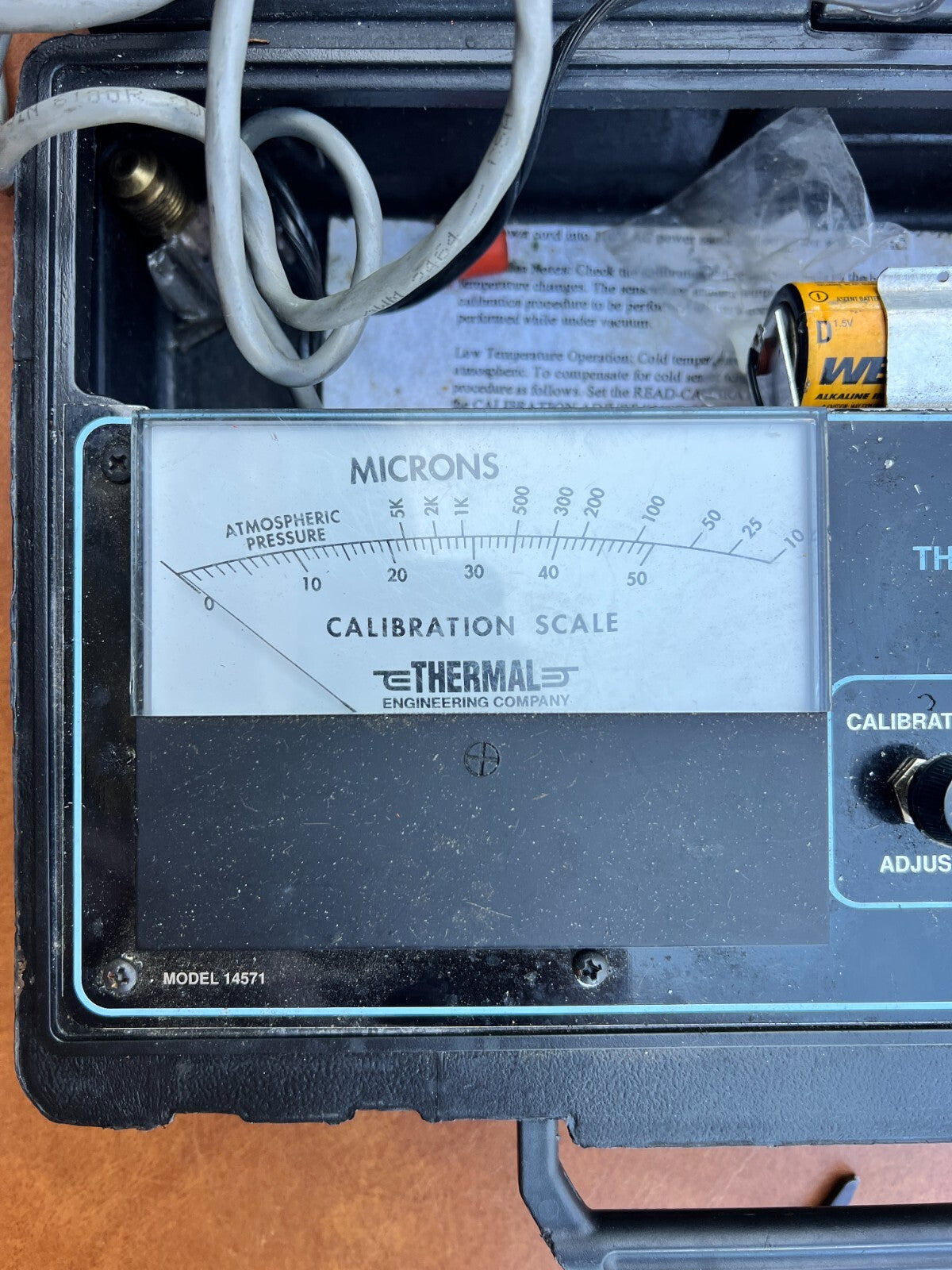 Thermal Engineering Dual Power Thermistor Vacuum Gauge #14571