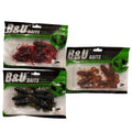 Set of 3 (6 pcs Each) B&U Baits Soft Plastic Floating 2.7" Filet Craw Fishing