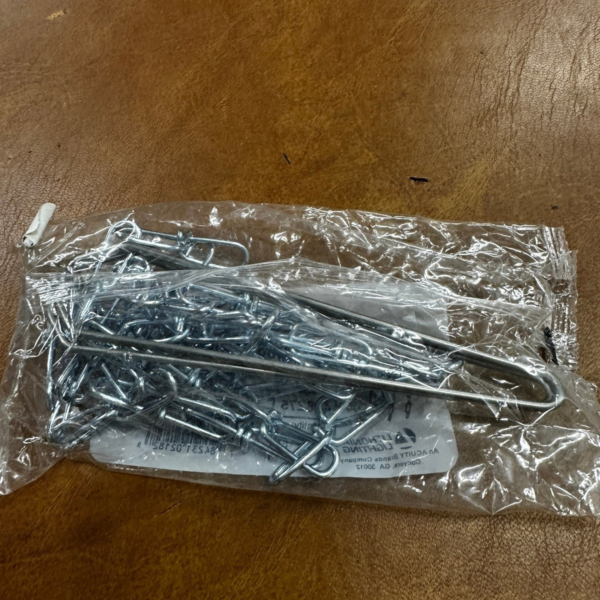 Lot of 11 Lithonia Lighting HC36 Wire Hook and Chain Hanging Kit, 36"
