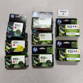 Lot of 8 Genuine HP 933XL Magenta, Yellow & HP 933 3-Pack Color Ink Cartridges