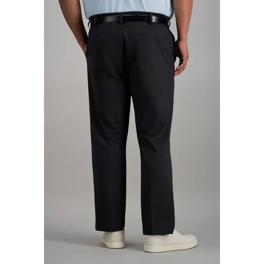 MSRP $90 Haggar HC90107 Sport Men's 48x30 Black Travel Performance Pants Straigh