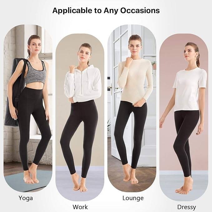 SINOPHANT Women's L-XL High Waisted Leggings Full Length Buttery Soft Yoga Pants