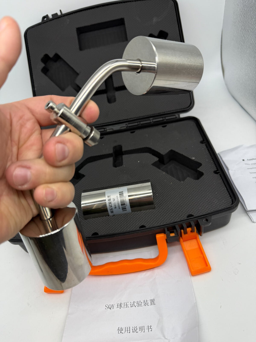 Ball Pressure Tester SQY with Ball Diameter 5mm (R2.5mm) Total Test Pressure 20N