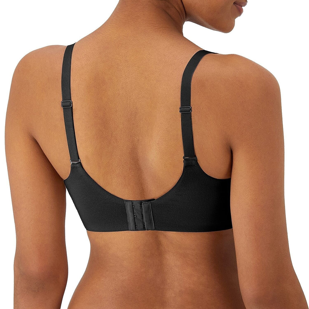 MSRP $48 Bali Breathe Womens 3XL Black Cotton Modal Wireless T-Shirt Bra DF7594