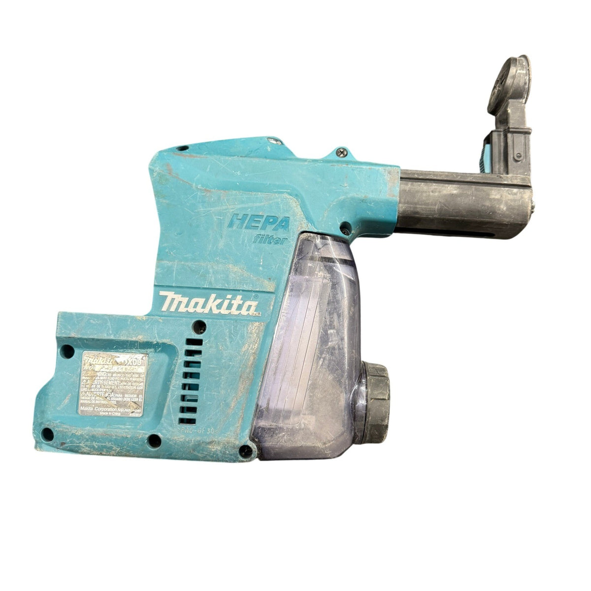 Makita DX08 Dust Extractor Attachment with Hepa Filter Cleaning Mechanism