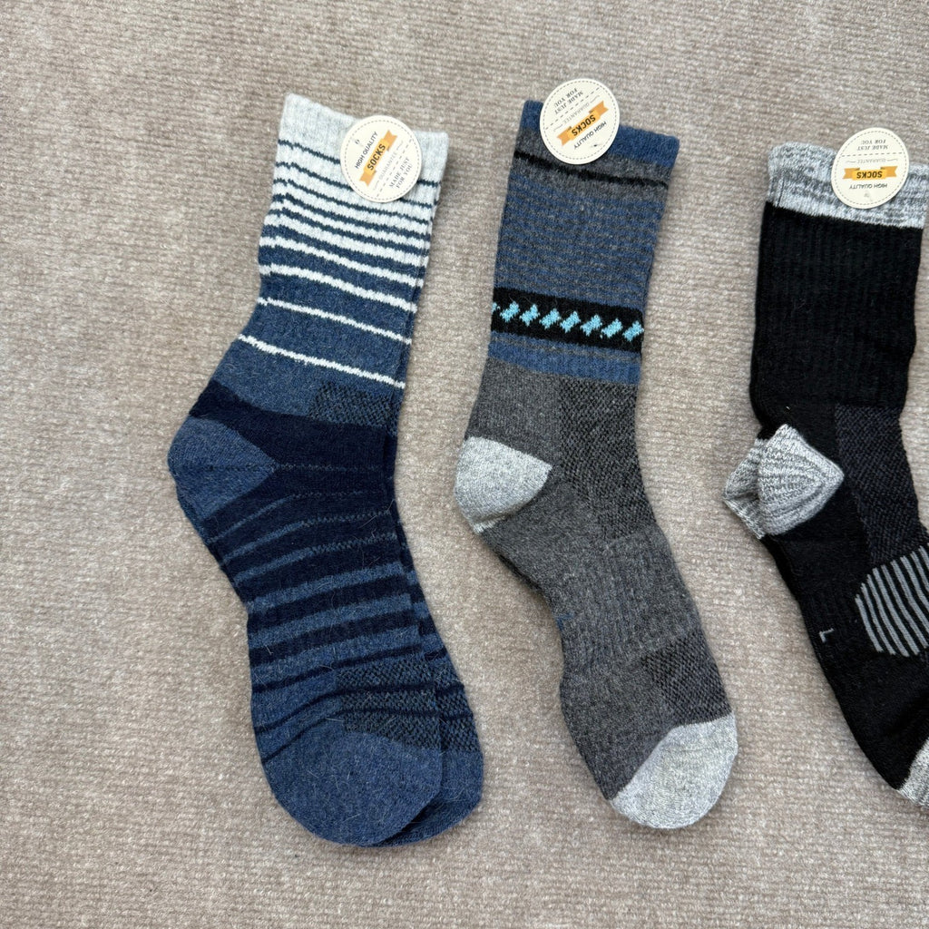MSRP $18 Welwoos 5 Pairs US 9-12 Merino Wool Hiking Socks Thermal Winter Warm