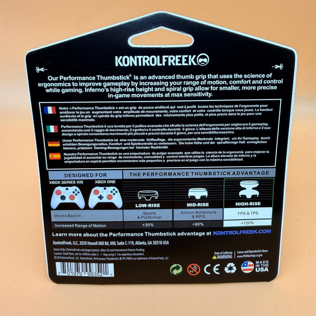 Performance Thumbsticks 1 High-Rise, 1 Mid-Rise Black for PS4/PS5 Controllers